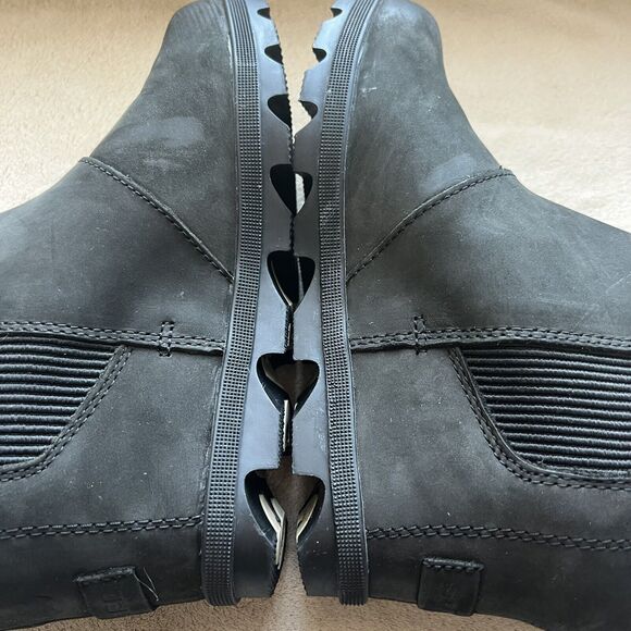 Sorel Joan Of Arctic II Hidden Wedge Heel Black Boot Women 8.5 Waterproof - Picture 5 of 16